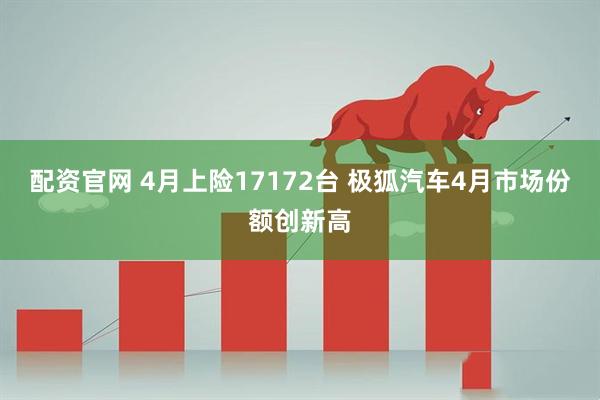 配资官网 4月上险17172台 极狐汽车4月市场份额创新高